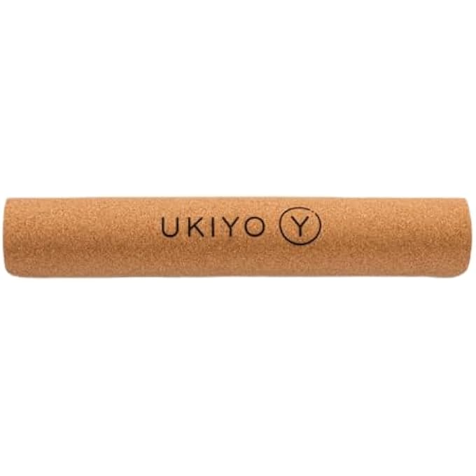 Ukiyo Natural Cork Yoga Mat, 4 Mm Thickness, Brown - Image 1