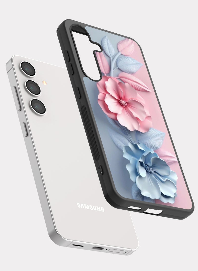 بكسلات كفر سامسونج جالكسي اس 24 ورود ورديه - Image 2