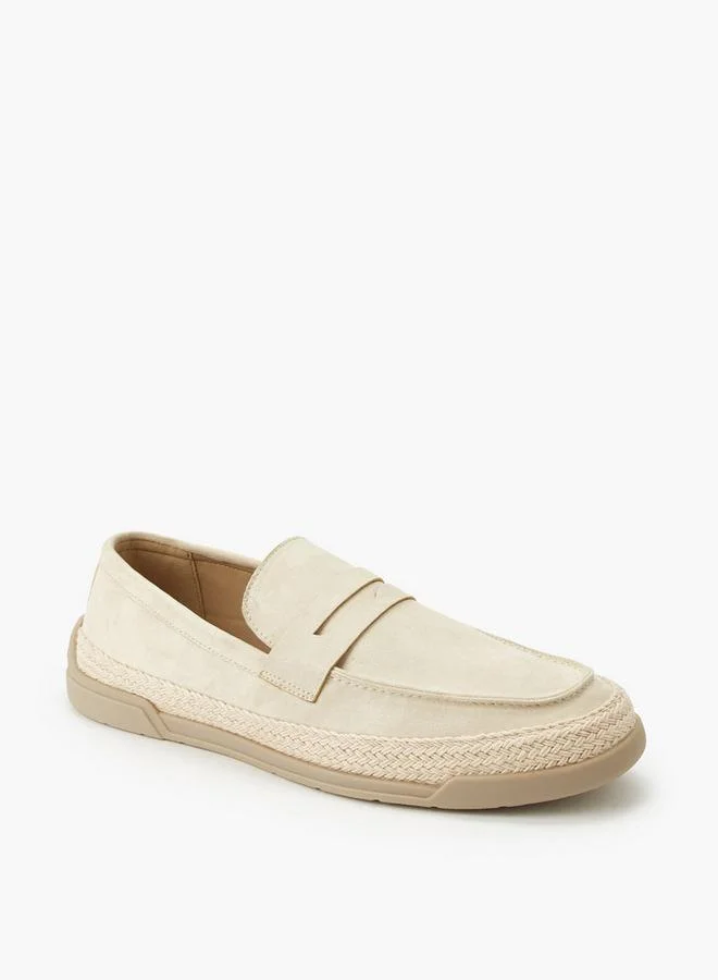 Peppermint Men Textured Espadrilles Loafers