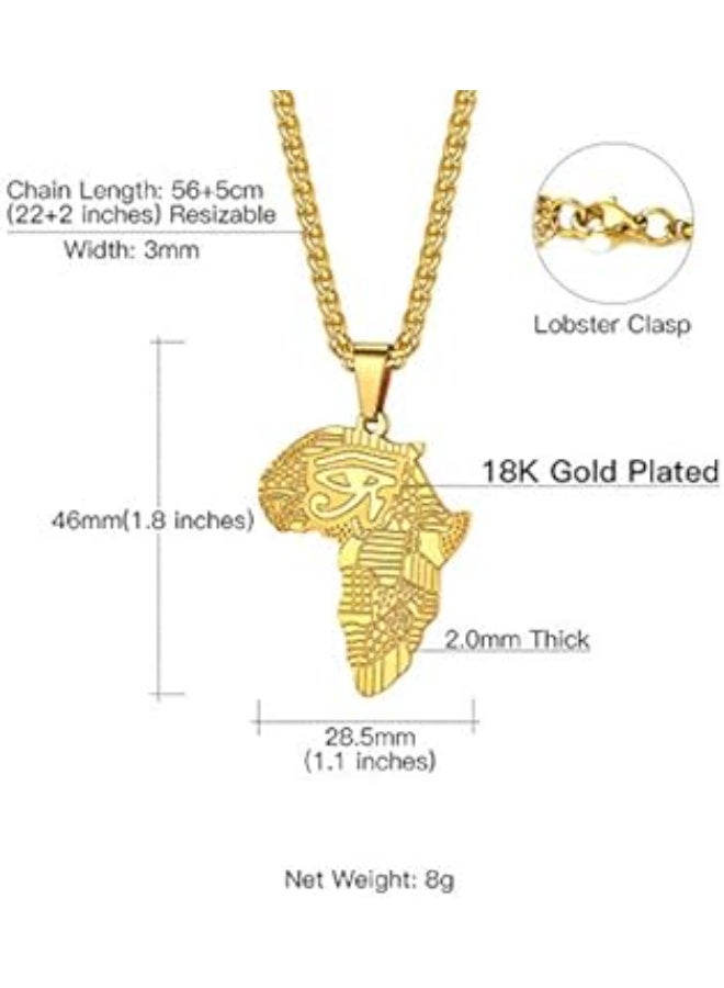 Luxuria Africa map necklace - Image 5