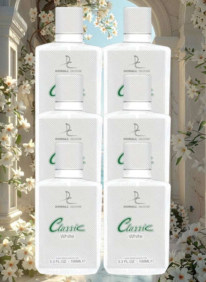DORALL COLLECTION 6 Pieces Classic White Perfume 100ML - Image 1