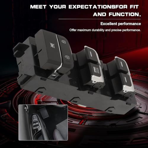 FanPaYY Master Power Window Switch Compatible with Kia Optima 2016 2017 2018 93571D4000 - Image 5