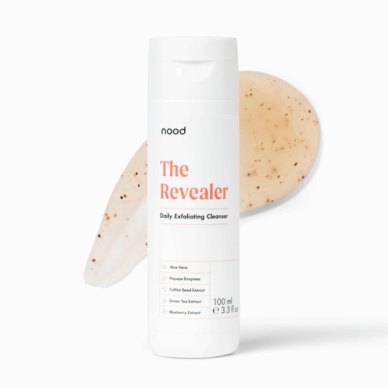 Nood The Revealer Daily Exfoliant by Nood, Reduces Ingrown Hairs and Preps Skin For Laser Hair Removal, Resveratrol and Papaya Enzymes, Brightens and Softens Skin, 1 Bottle (3.3 fl oz) - Image 1