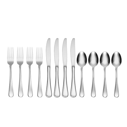 Oneida Flight 12-Piece Stainless Steel Flatware Set, Service for 4 - Image 2