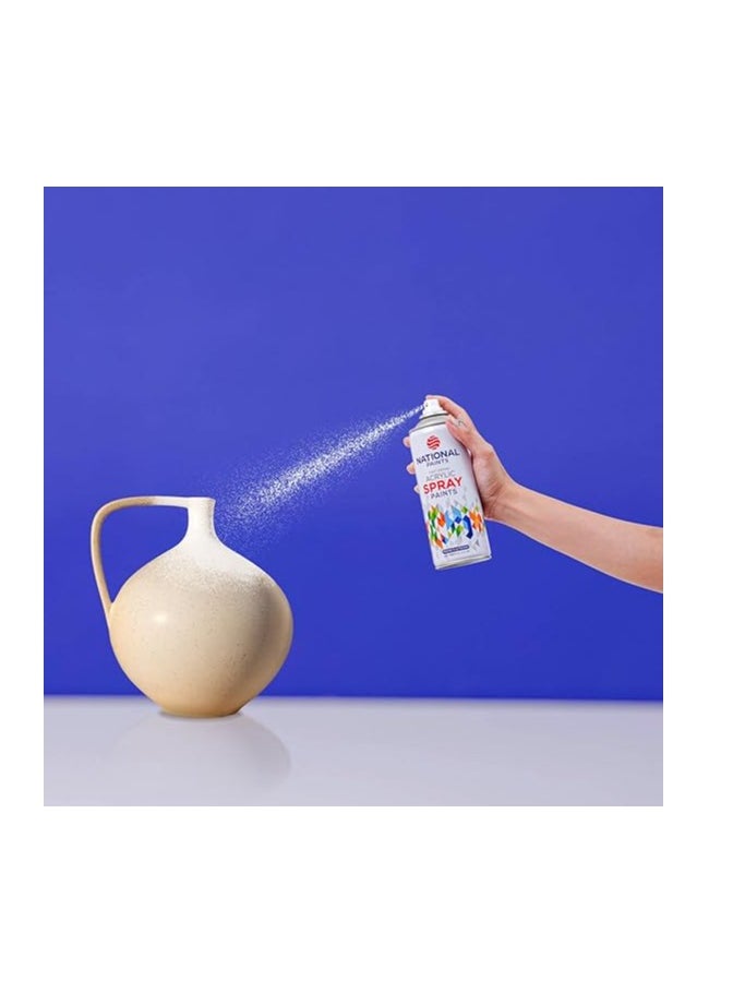 National - Spray Paint - Dark Blue 213 - 400ML National Paints Fast Drying Acrylic - Image 1