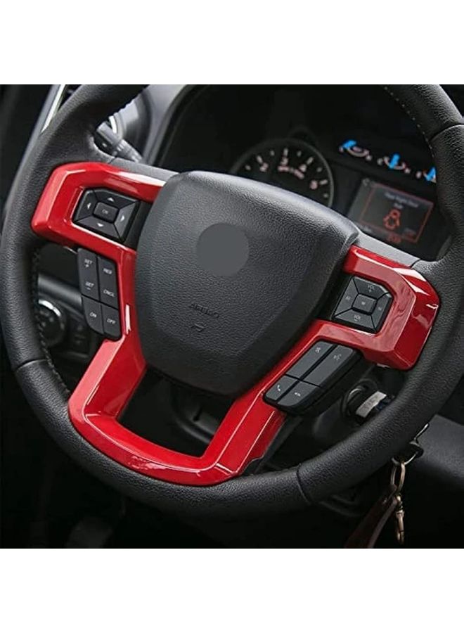 غطاء عجلة القيادة من الكروم ABS لتزيين فورد F150 وF250 وF350 وإكسبيديشن 2015-2022 - Image 1