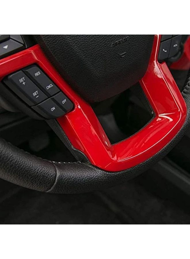 غطاء عجلة القيادة من الكروم ABS لتزيين فورد F150 وF250 وF350 وإكسبيديشن 2015-2022 - Image 3