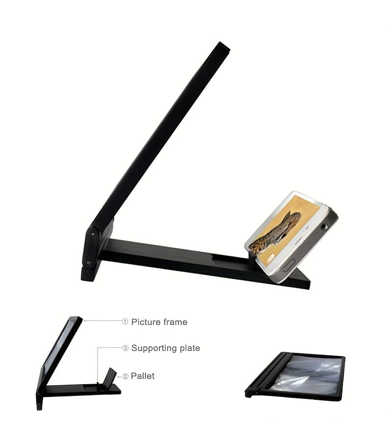 Universal Assorted 3D HD Mobile Screen Magnifier With Eye Care Stand - Image 5