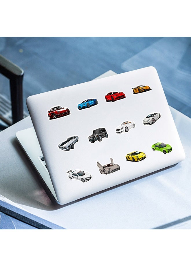 هالامودو 50 جهاز كمبيوتر شخصي ملصقات السيارة للأطفال,ملصقات السيارات السباقية, ملصقات السيارات الرياضية, ملصقات اللون مقاومة للماء, ملصقات مناسبة لزجاجات المياه, أجهزة الكمبيوتر المحمولة, ملصقات التزلج, ملصقات الخوذة باردة ملصقات - Image 4