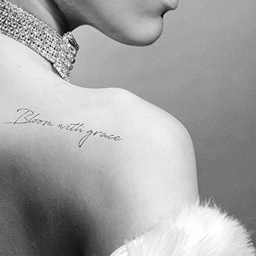 Everjoy تاتو مؤقت واقعي من إيفرجوي - 20 قطعة فردية، كلمات ملهمة مقاومة للماء للبالغين، النساء (كلمات) - Image 3