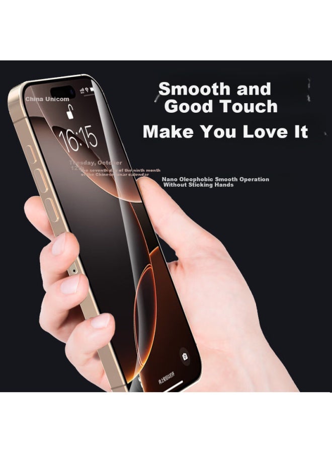 Smorss Suitable For Apple 16pro Phone Film Full Glue Iphone 16pro Invisible Hydrogel Film Non-tempered Full Screen Borderless High Definition Soft Film Ultra-thin Original Touch Film - Image 1