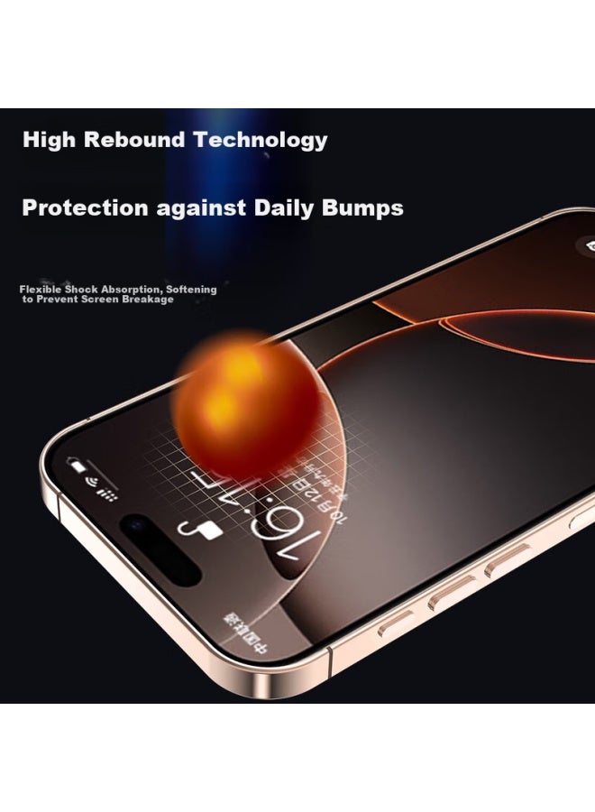 Smorss Suitable For Apple 16pro Phone Film Full Glue Iphone 16pro Invisible Hydrogel Film Non-tempered Full Screen Borderless High Definition Soft Film Ultra-thin Original Touch Film - Image 3