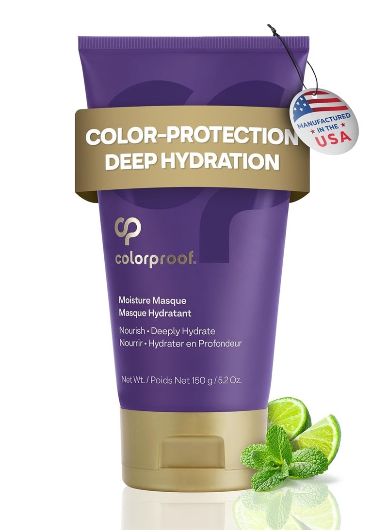 ColorProof - Colorproof Moisture Masque 5.2FL.Oz. Hydrating Moisturizing Deep Conditioner for Color-Treated Hair, Mojito Mint Scent - Image 1