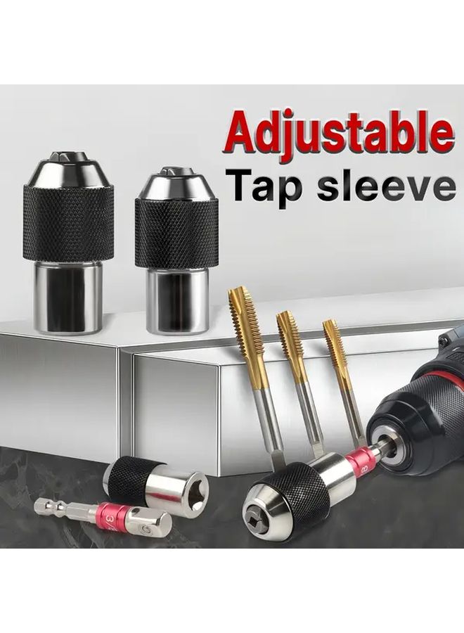 Adjustable Jaw Tap Wrench Adapter Kit For 3 8 Inch Drive Support Range M2 To M12 Durable Steel For Taps Reamers And Screw Pullers Portable And Versatile - Image 3