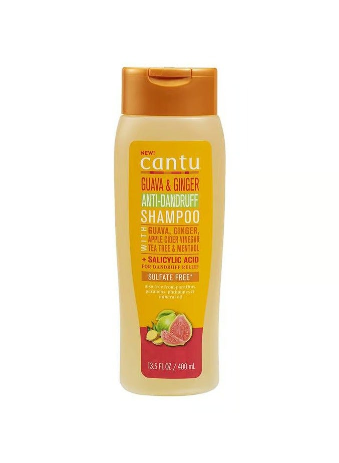 CANTO Cantu Guava & Ginger Anti-Dandruff Shampoo - 400ml  - Image 2
