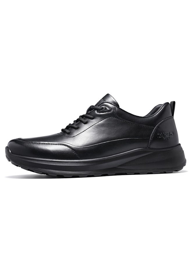 Cartelo Casual Leather Shoes Men Cowhide Spring Autumn Outdoor Business Sports Versatile Dad Shoes 5309 Black 38 - Image 2