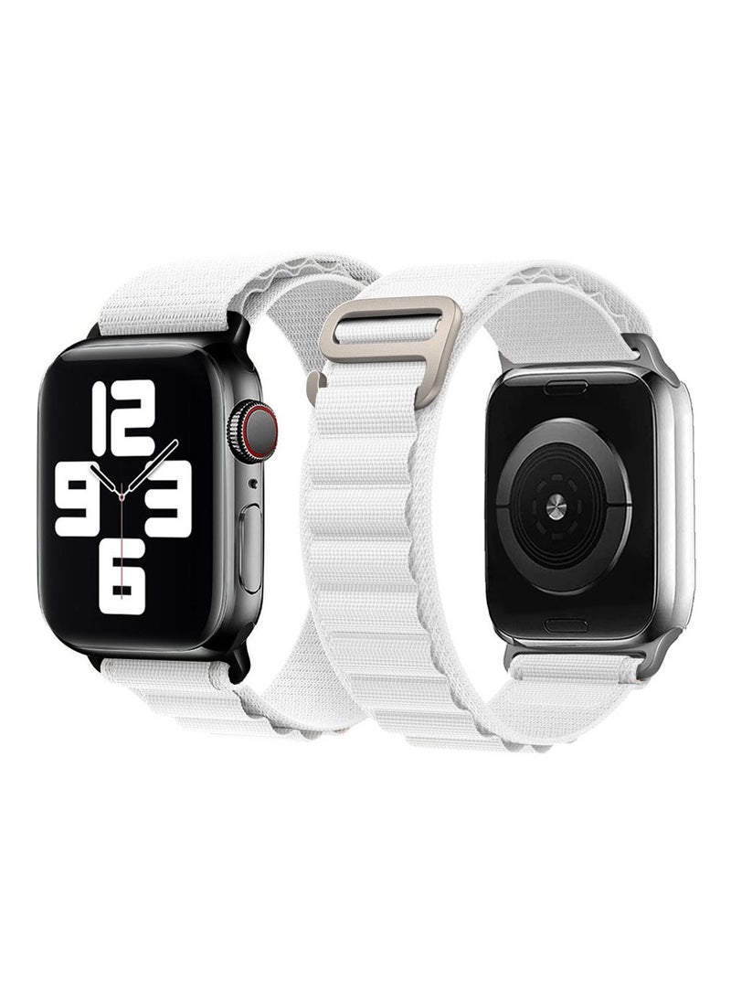 Generic Alpine Loop Band For Apple Watch Band 38mm/40mm/41mm Nylon Woven Sport Strap Compatible with iWatch Series 7/SE/6/5/4/3/2/1 Adjustable Strap  - Image 1