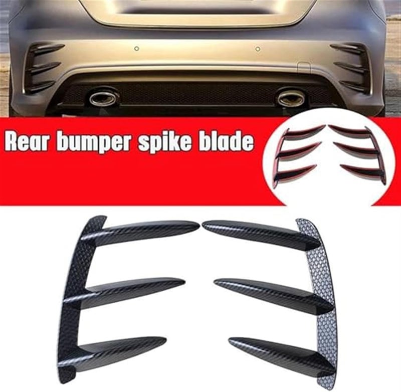 Vuzmode Carbon Look Rear Bumper Spoiler for A-Class - Image 2