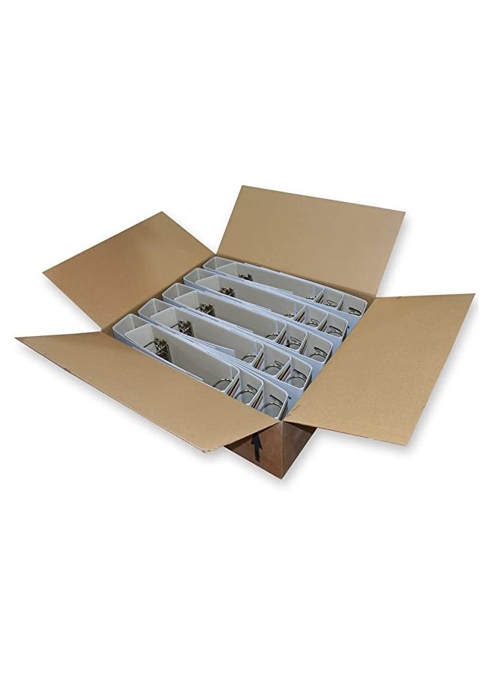 FIS Pack of 25 Pieces Fixed Mechanism Box File Grey - Image 1