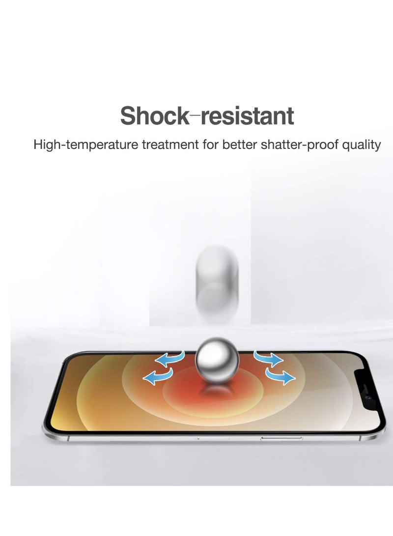 Procases 2 Pack iPhone 12 Pro iPhone 12 6.1 inch 2020 Privacy Screen Protector Anti Spying Dark Tempered Glass Screen Film Guard iPhone 12 Pro 5G Screen Protector - Image 4