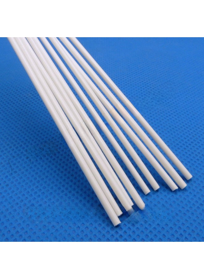 ABS Round Bar ABS Round Tube Round Bar Square Tube Square Bar DIY Hand Model Material Shaped Plastic Tube Bar-Color:ABS Round Bar 1.5mm  - Image 3