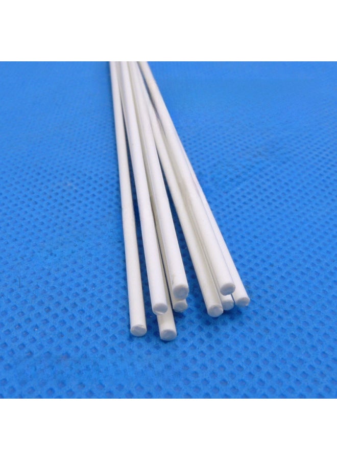 ABS Round Bar ABS Round Tube Round Bar Square Tube Square Bar DIY Hand Model Material Shaped Plastic Tube Bar-Color:ABS Round Bar 1.5mm  - Image 1