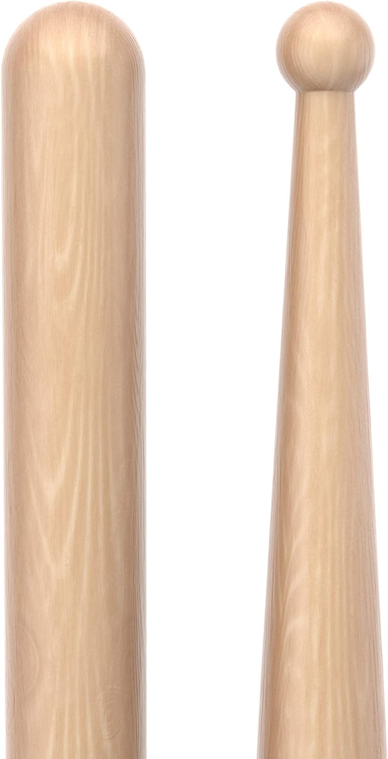 ProMark Drum Sticks - Finesse 5A Drumsticks - Drum Sticks Set - Lightweight, Ideal for Jazz - Small Round Wood Tip - Long Maple Drum Sticks - Consistent Weight and Pitch - 1 Pair - Image 2