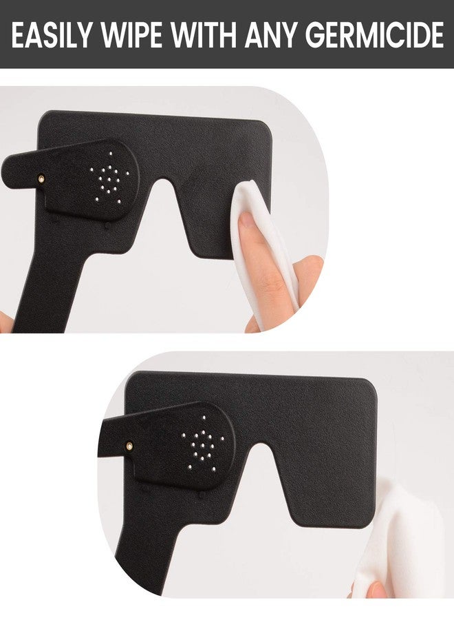 Medarchitect Ophthalmic Eye Occluder with 14 Pinholes for Ophthalmologists, Orthoptists and Optometrists to Eye Exam (Black) - Image 4