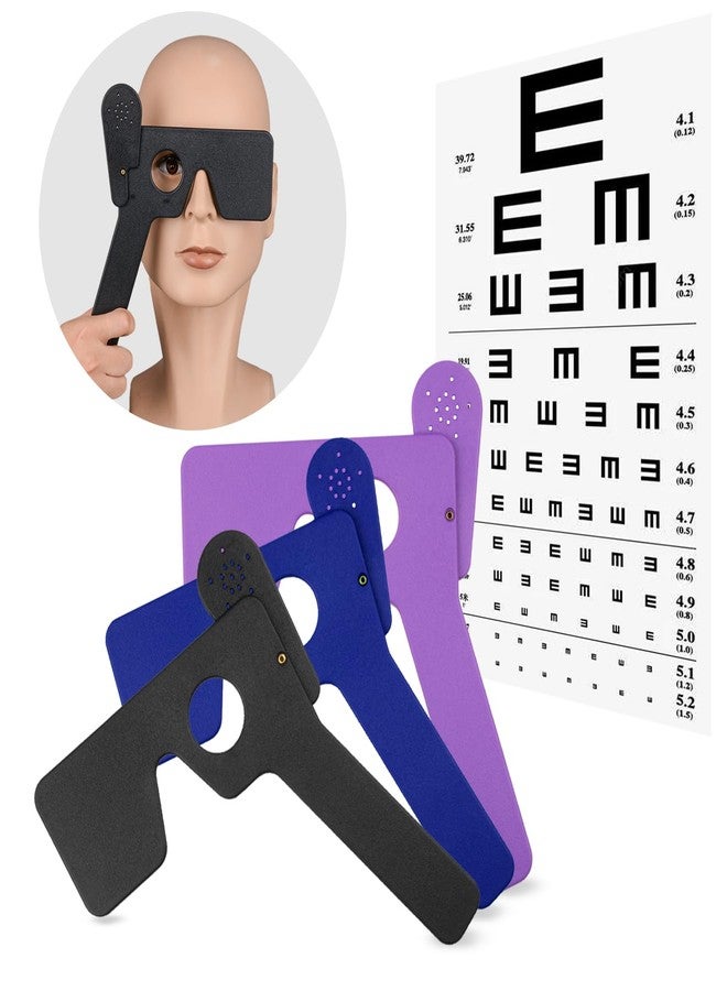 Medarchitect Ophthalmic Eye Occluder with 14 Pinholes for Ophthalmologists, Orthoptists and Optometrists to Eye Exam (Black) - Image 5