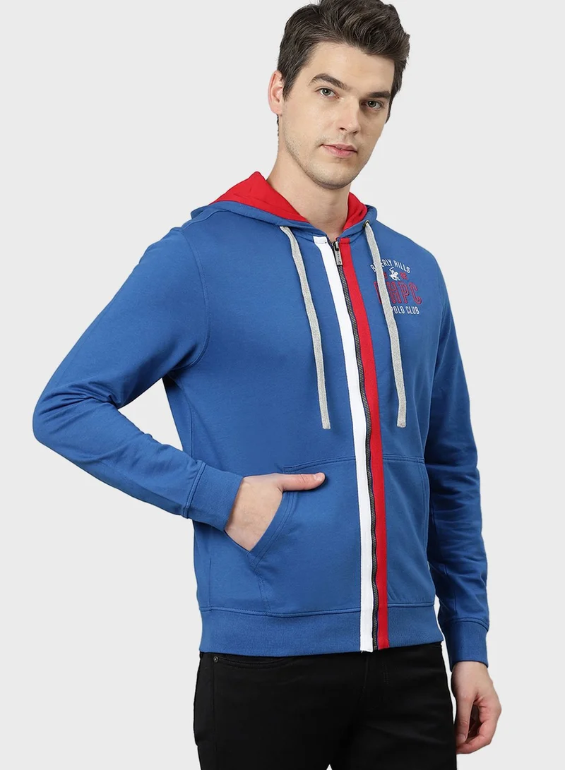 bhpoloclub Stripe Hoodie