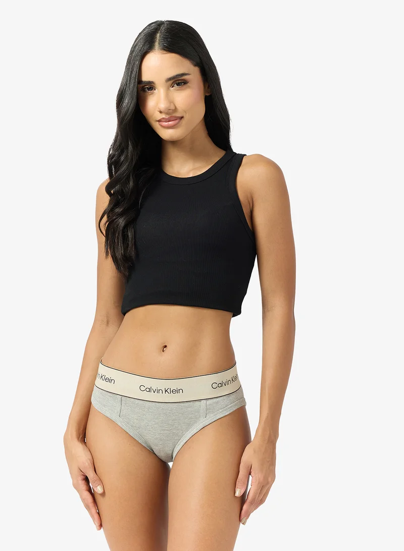 CALVIN KLEIN Logo Band Swim Bottom Bikini