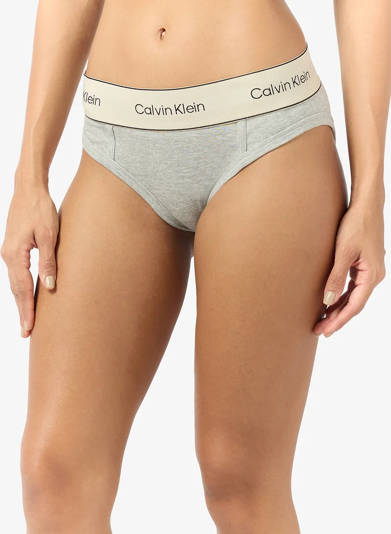 CALVIN KLEIN Logo Band Swim Bottom Bikini