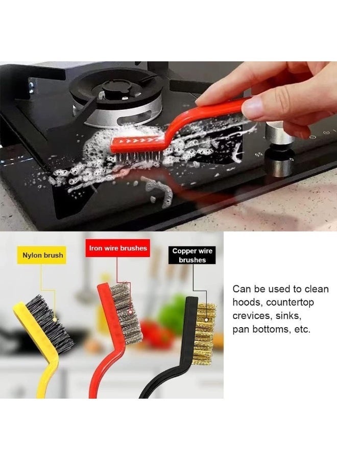 زوبا طاقم فرش سلكية للتنظيف، ٢ عبوة × ٣ فرش (المجموع ٦ قطع). - Image 5