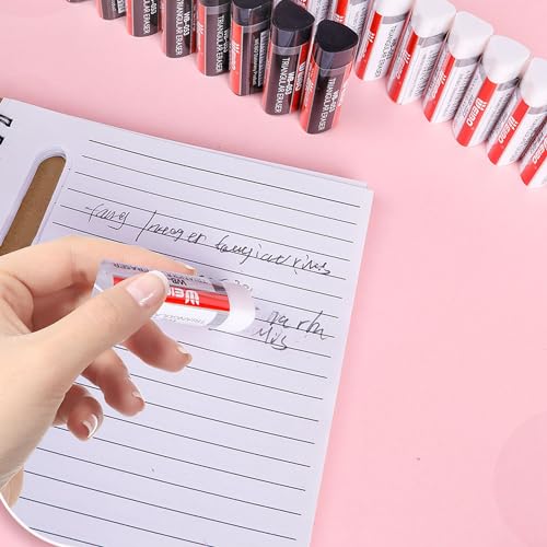 Dreamm Black White Erasers 8 Pack Pencil Erasers Triangle Erasers for Kids Bulk for Students School Supplies Office Prize Gifts (Black and White Triangle) - Image 5