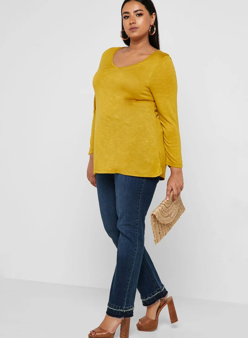 EVANS Indigo Straight Leg Jeans