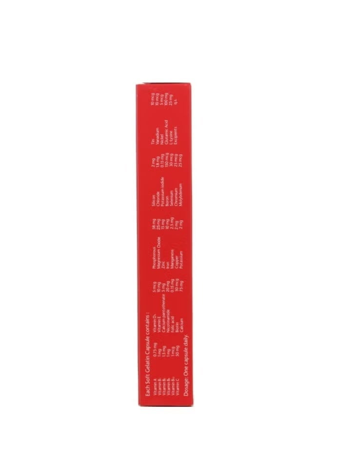 جلوبال فارما كبسولات غلوفيت متعددة الفيتامينات والمعادن، 30 كبسولة - Image 4