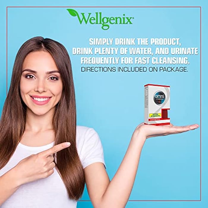 wellgenix مشروب ديتوكس ويلجينيكس أومني العشبي - 1 أونصة بنكهة فواكه البونش - تنظيف ديتوكس - مشروب ديتوكس سريع لمدة ساعة واحدة - طهر نظامك من السموم لتنظيف كامل للجسم - Image 3