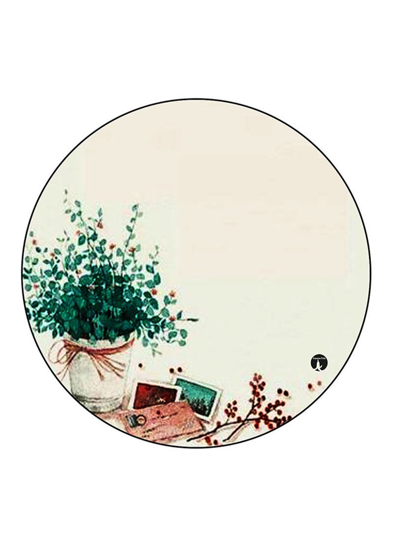 RKN Vintage Art Printed Mouse Pad Multicolour 