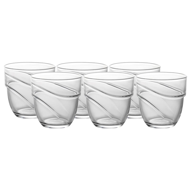 Duralex Wave Clear Tumbler 220 Ml 6 Pcs 1049Ab6 - Image 3