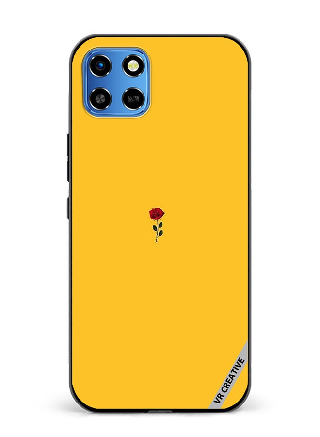 VR CREATIVE Protective Case Cover For Infinix Smart 6 HD Red Rose Design Multicolour - Image 1