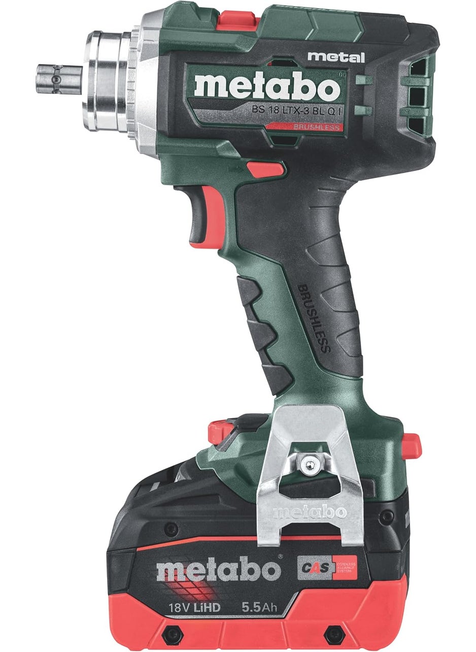 Metabo Metabo 18V Cordless HighSpeed Driver Drill Kit  218V 55Ah Batteries  Quick Change Chuck  Rohm Supra SK Drill Chuck  Made in Germany  BS 18 LTX3 BL Q I Metal 55 Kit MB  - Image 4