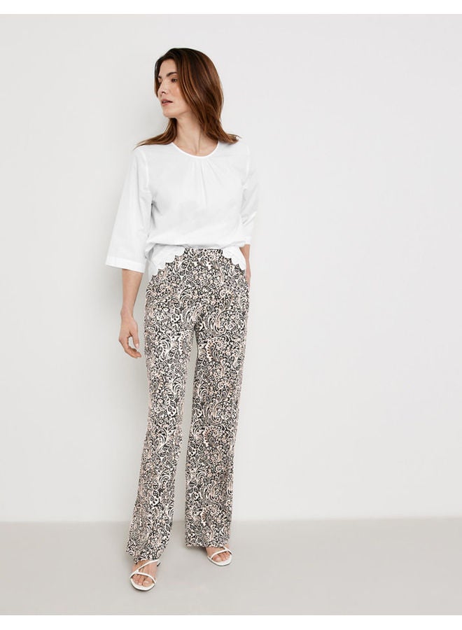 GERRY WEBER Patterned wide-leg trousers  - Image 2