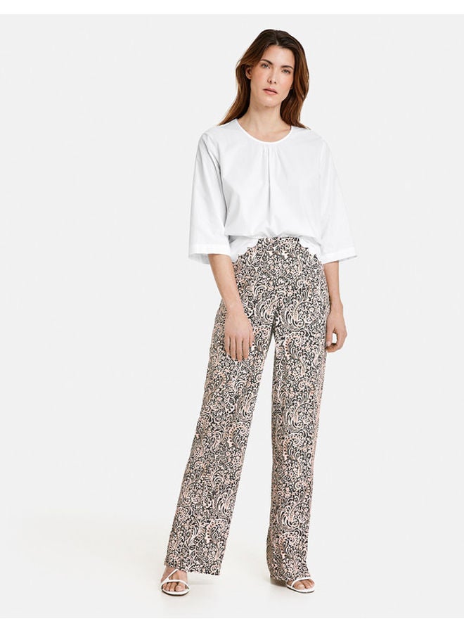 GERRY WEBER Patterned wide-leg trousers  - Image 3