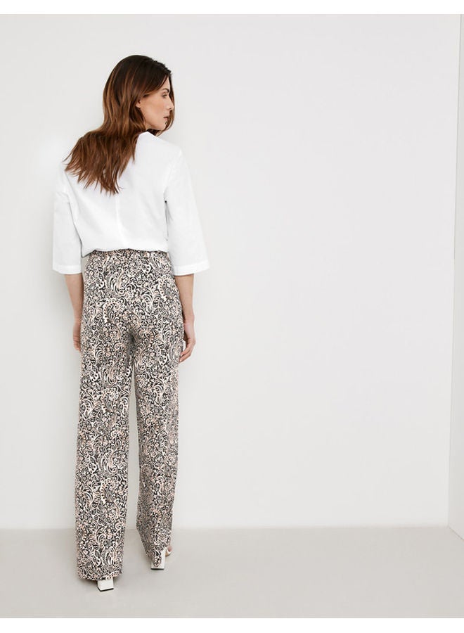 GERRY WEBER Patterned wide-leg trousers  - Image 1