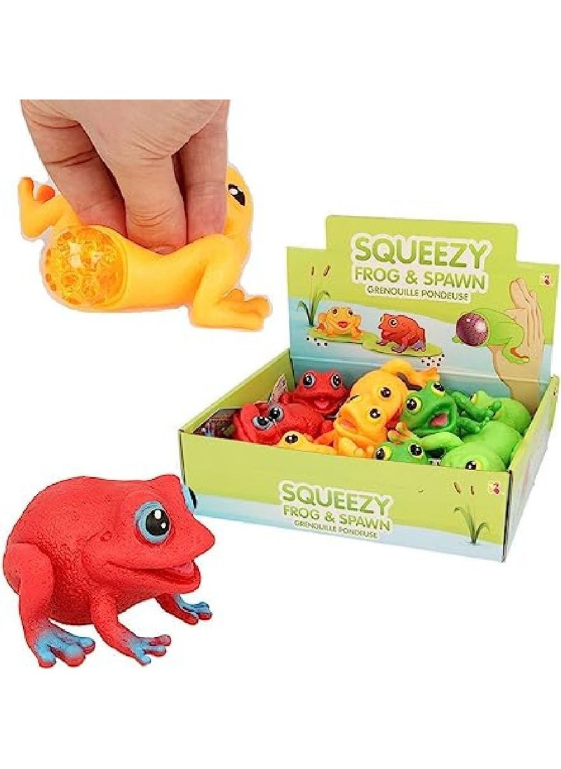 Keycraft Keycraft Squeezy Frogs with Spawn – Assorted Colors, Fun Sensory Toy, Stretchable & Squishy for Stress Relief & Playtime  - Image 4
