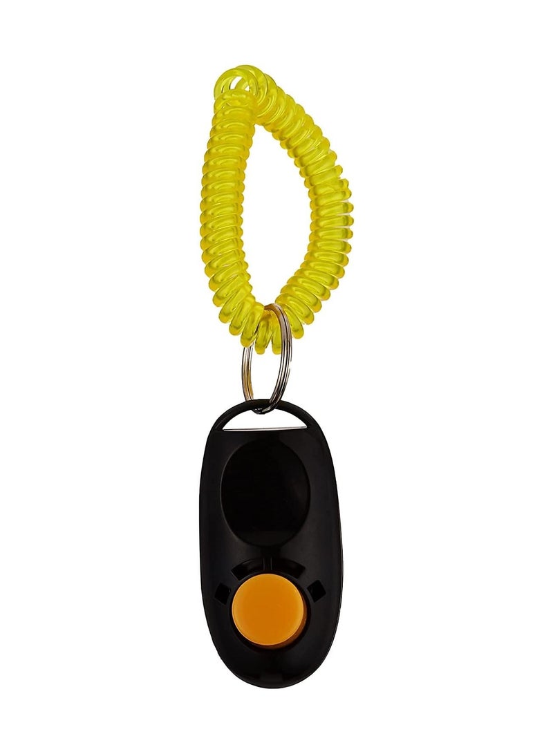 Cool Baby Dog Training Clicker Click Button Trainer Pet Cat Puppy Obedience Aid Wrist Black - Image 1