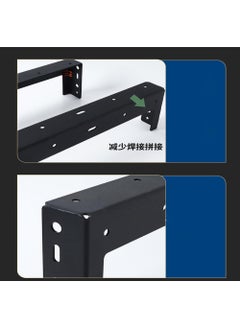 Shelf Brackets 17 inch - 2pcs Hidden Suspended Wall Mounted Heavy Duty Corner Brace Joint Right Angle L Shaped Bracket for Table Bench Countertop DIY - Black - pzsku/Z053143BA646A072E15CAZ/45/_/1727942325/bcb058b7-922d-4d64-abb7-426271275edf