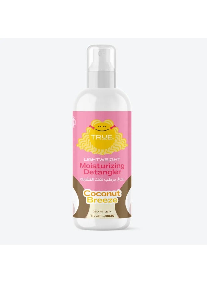 True by Lanalou Lightweight Moisturizing Detangler | Coconut  Scent | 250ml - Image 1