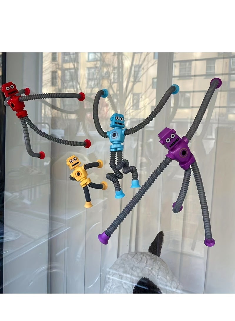 4-color Suit With Variable Robot Telescopic Tube, Educational Toys To Exercise Children's Hands-on Ability - Image 1