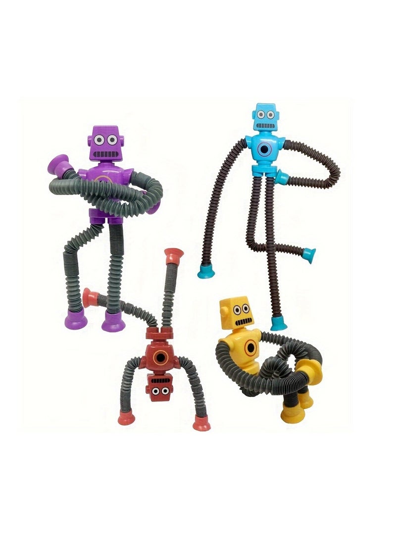 4-color Suit With Variable Robot Telescopic Tube, Educational Toys To Exercise Children's Hands-on Ability - Image 2